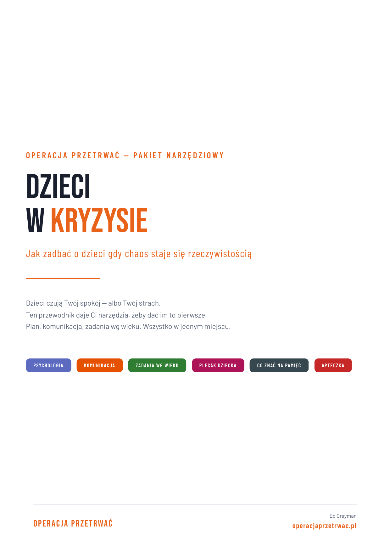 Dzieci w Kryzysie — strona 1