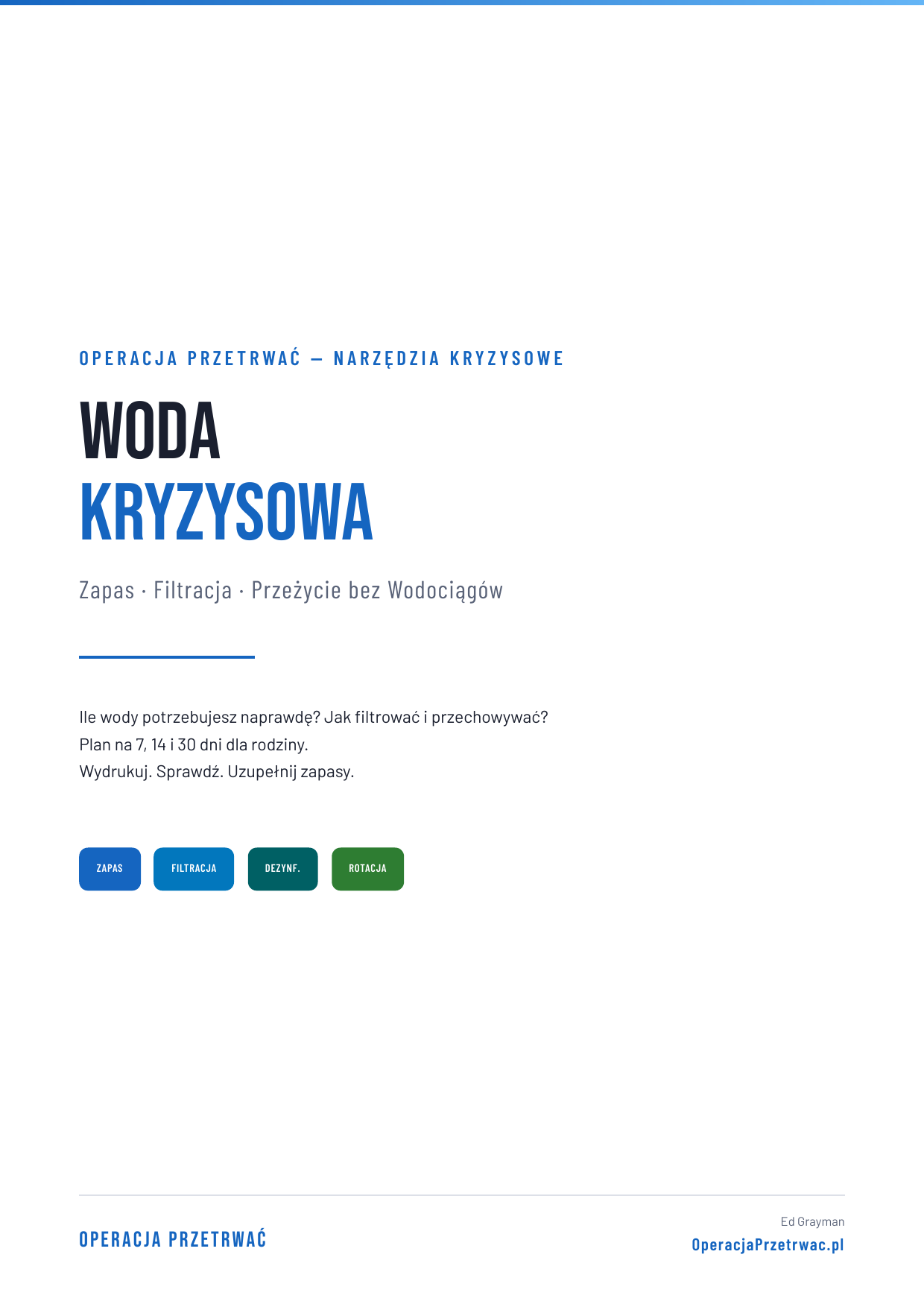 Woda Kryzysowa — strona 1
